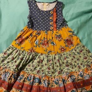 Matilda Jane Blue Patchwork Wild Heart Dress
